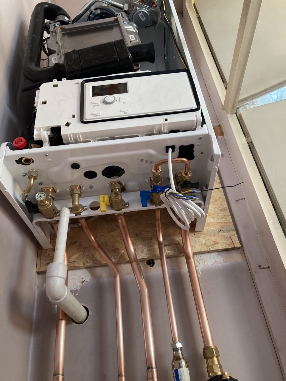 Norfolk Plumber Gas boiler installation photo