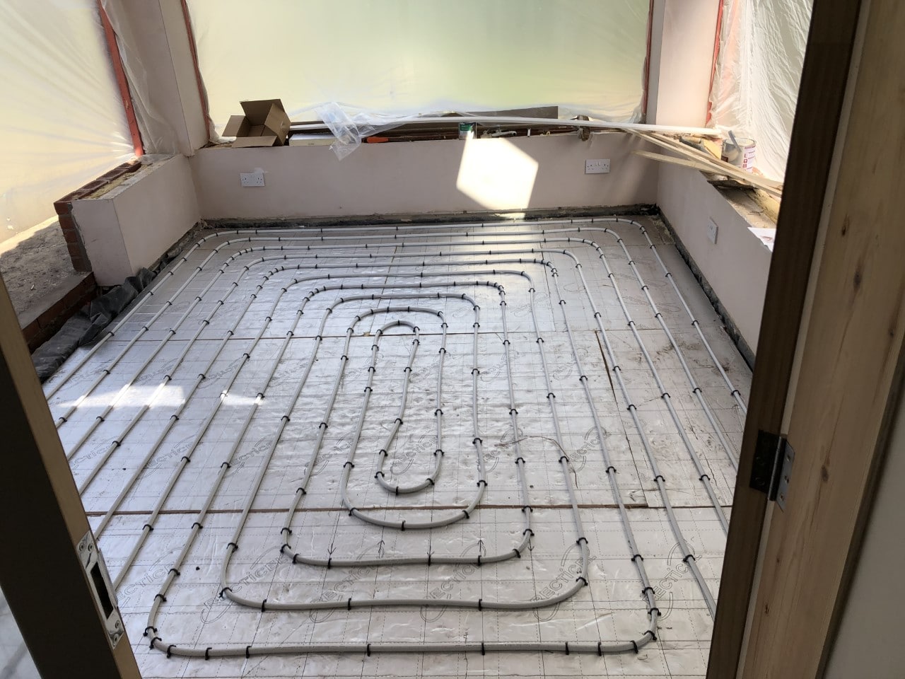 Norfolk Plumber Underfloor heating pipework photo